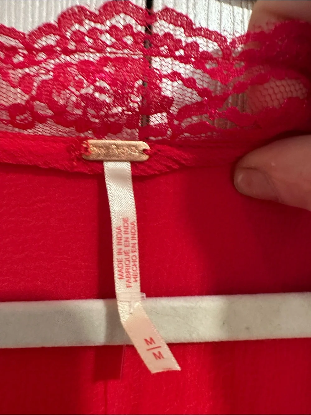 Free People Nova Chiffon Top in Retro Red.